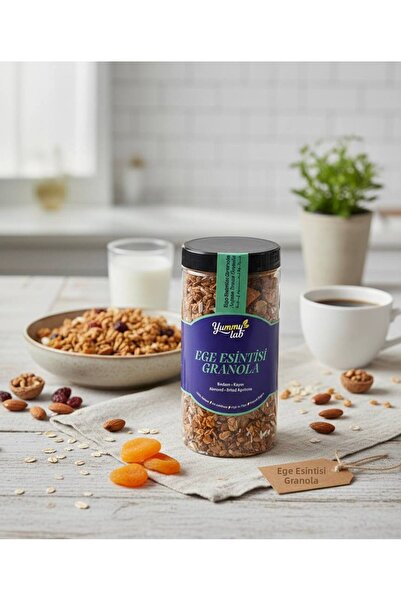 YummyLab جرانولا نسيم البحيرات - 250 جرام - لوز • مشمش