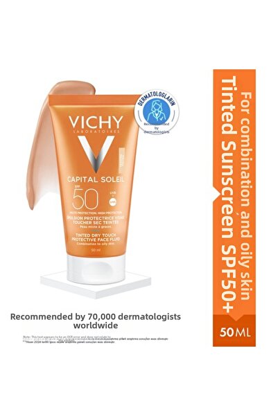 Vichy Capital Soleil Spf50+ Sunscreen Bb Emulsion 50 ml - Colored