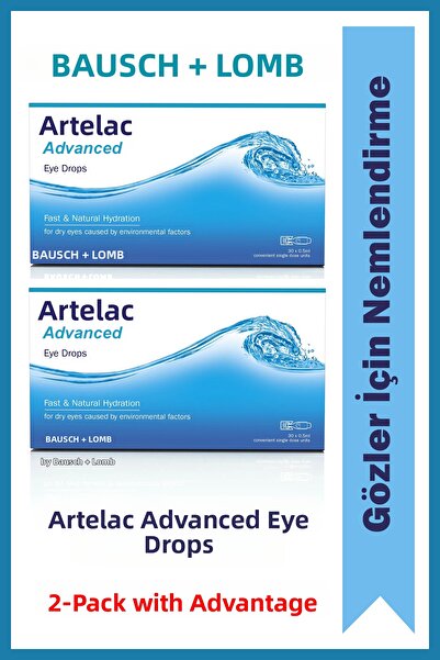 Bausch & Lomb Artelac Advanced 30 Vials 0.5 ml 2 Pieces
