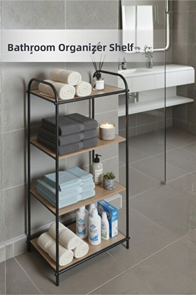 Orvila Bathroom Organizer Shelf Bathroom Organizer Detergent Holder Shampoo H...