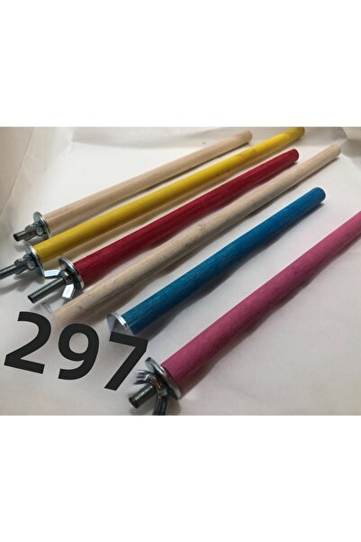 UniqBirdToys تريندمي يونيك بيرد تويز 2 قطعة جثم طائر خشبي مطلي 30 سم