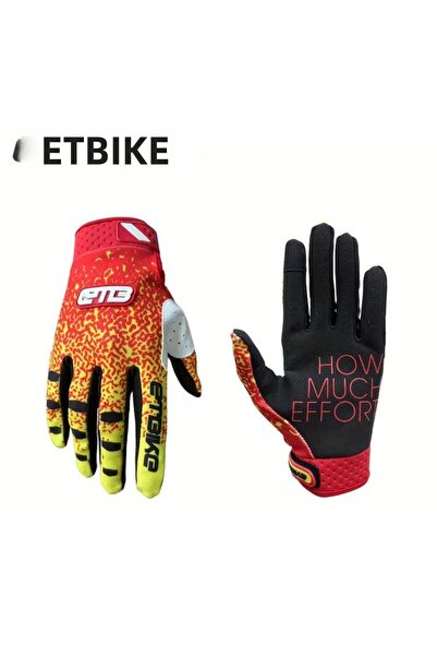 SARİSSA BİSİKLET قفازات ركوب الدراجات من إيتبايك، قفازات طويلة الأصابع لجميع ...