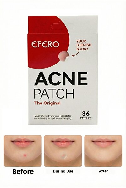 efero Tape, Hydrocolloid Tape, Transparent Acne Tape, Pimple Patch 72 Pieces