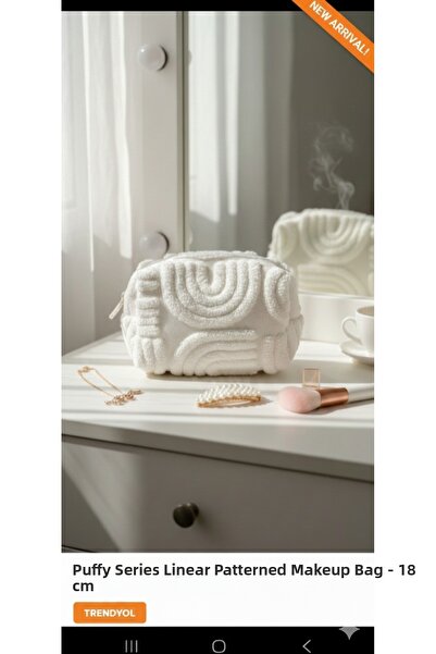 YILDIZ DİJİTAL HOME Geantă realizată manual cu model punch – Geantă de machia...