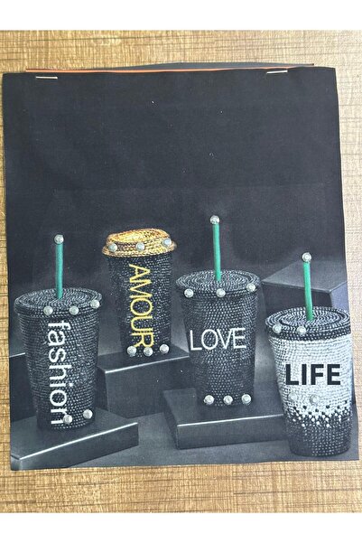 Gönülden Tasarım 23X20 CM CU PĂLĂRIE DE CAFĂ DE PIATRĂ 3 DIMENSIUNI ARMATURA ...