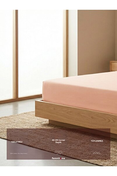 femmhome ملاءة سرير مطاطية |   100% قطن |   أكفيل |   62 تيل دووم |   سلسلة ف...