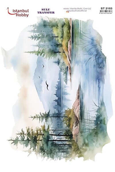 İstanbul Hobi Water Transfer Paper 25X35Cm St-2153