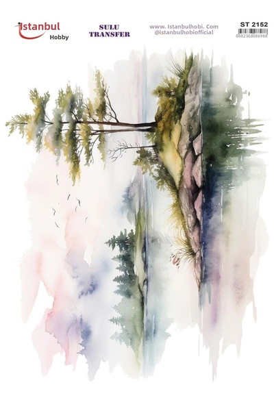 İstanbul Hobi Water Transfer Paper 25X35Cm St-2152