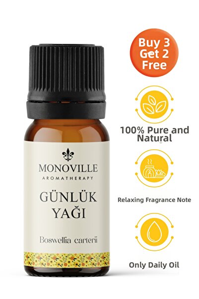 Monoville زيت اللبان العطري - 10 مل، زيت عطري يومي طبيعي ونقي 100%