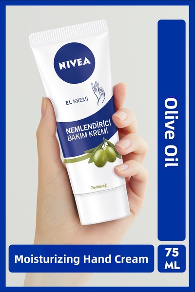 NIVEA Olive Oil Moisturizing Hand Care Cream 75ml, Does Not Leave Oily and St...