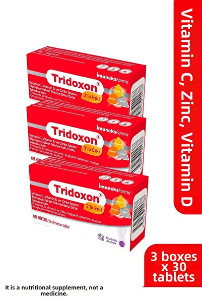 Imuneks Farma تريدوكسون 30 قرص فوار × 3 قطع