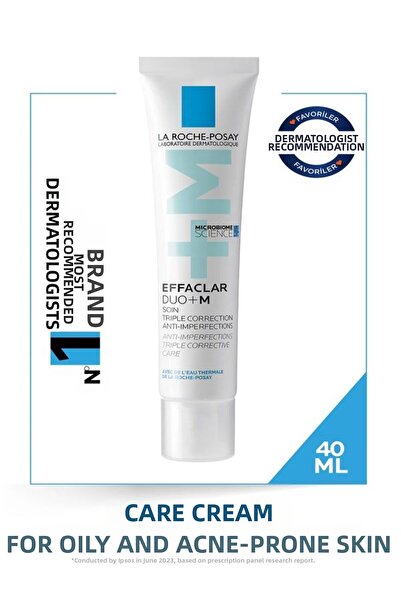 La Roche Posay EFFACLAR DUO+M - 40 مل كريم العناية بالبشرة الدهنية والمعرضة ل...