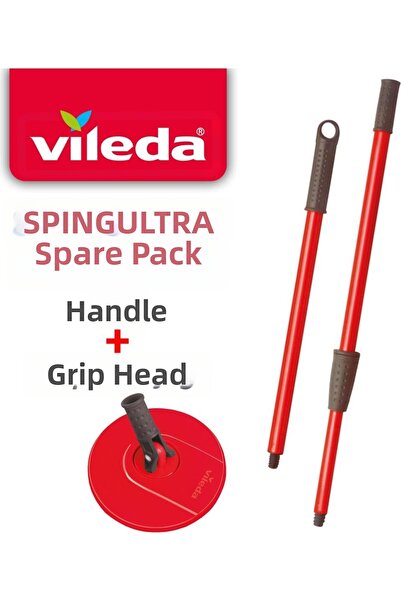 Vileda مقبض احتياطي للغاية من VILEDA SPINO + مجموعة رأس لوحة المطبخ