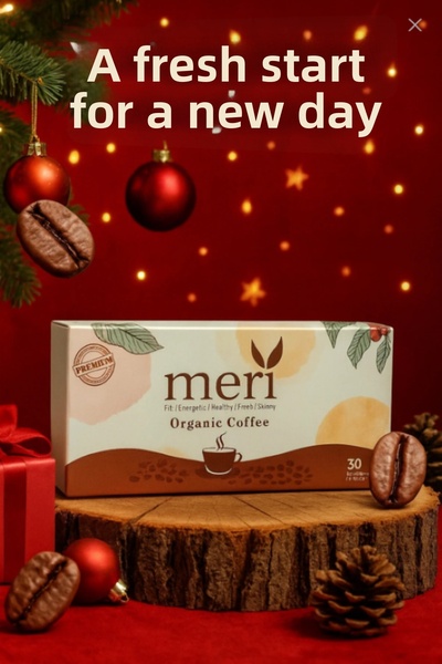 Meri Detox قهوة ميري 30 قطعة للاستخدام لمدة شهر واحد