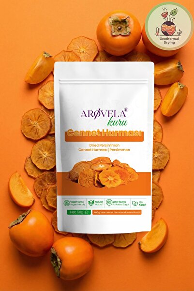Arovela Arøvela - Geothermal Drying Persimmon Chips 50 g