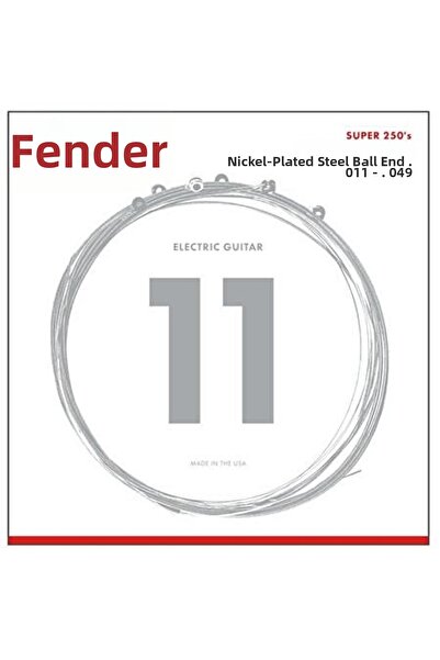 FENDER 0730250408 سلك جيتار كهربائي فائق الجودة 250 مطلي بالنيكل (11-49) |   ...