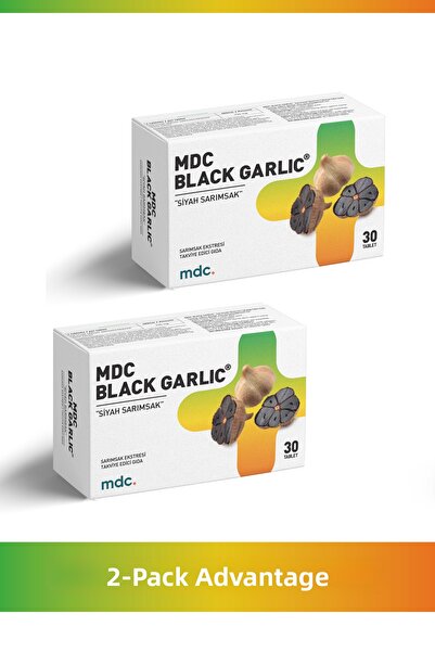 MDC الثوم الأسود 30 قرص 2 عبوة