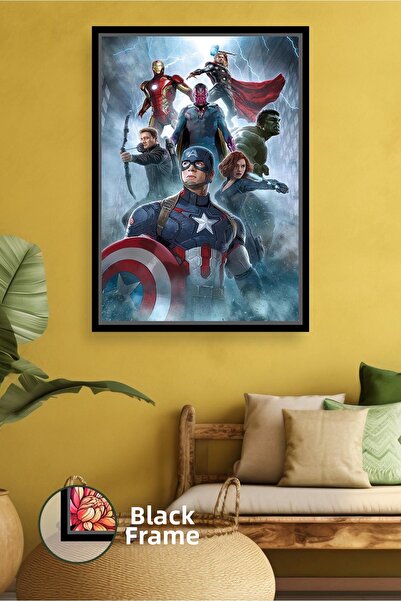 KOSS Dijital Pictură pe pânză înrămată Avengers The Avengers, eroi Marvel, de...