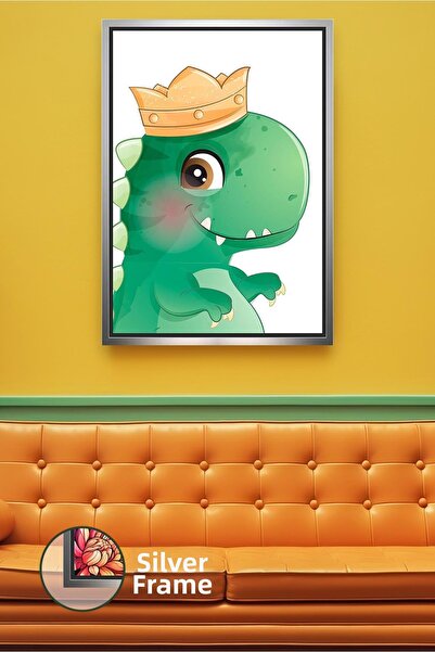 KOSS Dijital Decorare adorabilă pentru camera copiilor cu figurină de dinozau...