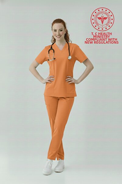 HEMİ Hijab Clinical Support Uniform Scrubs Stretch Fabric Set Ministry of Hea...