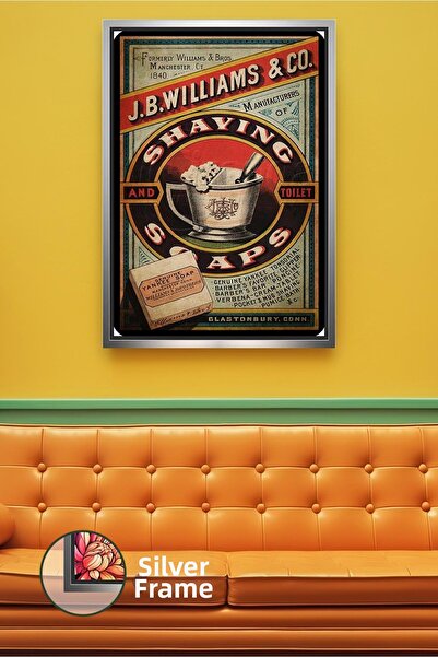 KOSS Dijital Pictură pe pânză tematică cu săpun de ras clasic și bol cu ​​spu...