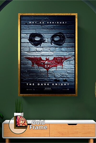 KOSS Dijital Pictură de perete tematică Joker Dark Knight, camera de cinema a...