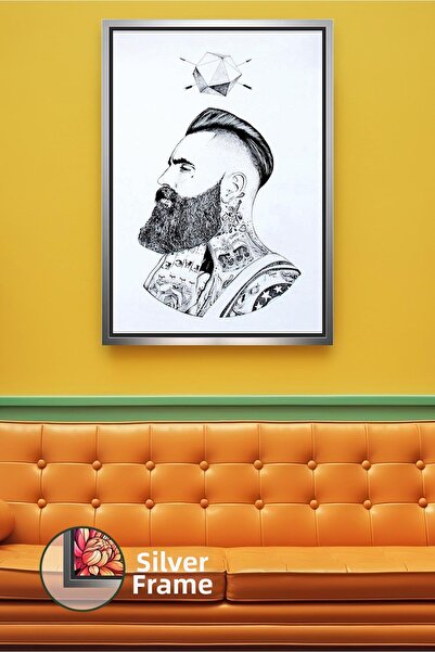 KOSS Dijital Μοντέρνος καμβάς επί του καμβά με μοντέρνο πλαίσιο, με εικονογρά...