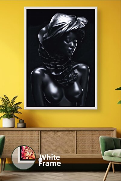 KOSS Dijital Διακόσμηση τοίχου με γυναικεία φιγούρα με λεπτομέρεια κεφαλιού σ...