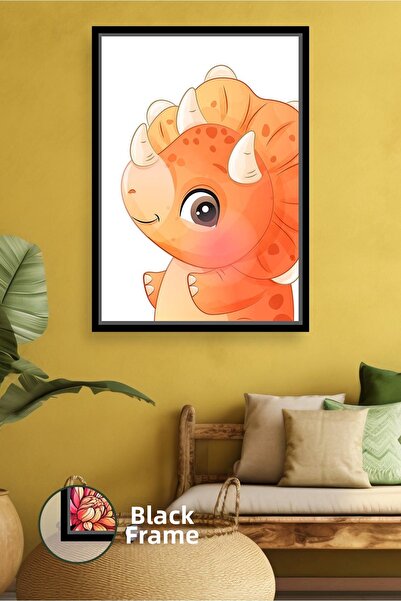 KOSS Dijital Pictură pe pânză înrămată cu decor distractiv pentru camera copi...