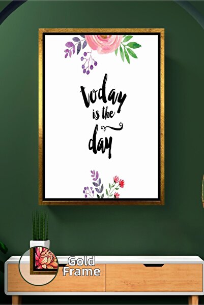 KOSS Dijital Azi este ziua - pictură de perete scrisă, inspirațională, motiva...