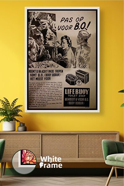 KOSS Dijital Διαφημιστικό αφίσα Lifebuoy για κουρείς και κομμωτές Εκτύπωση σε...