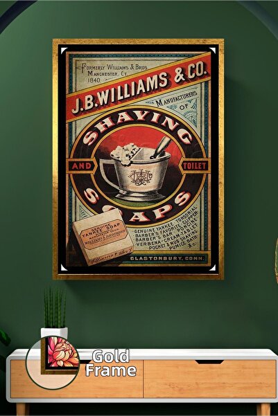 KOSS Dijital Pictură pe pânză tematică cu săpun de ras clasic și bol cu ​​spu...