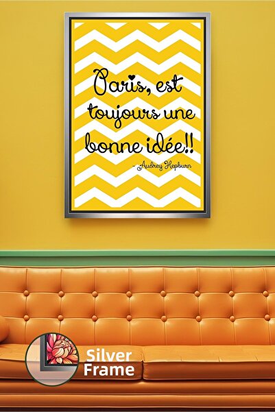 KOSS Dijital Paris este întotdeauna o bună idee, pictură pe pânză înrămată, d...