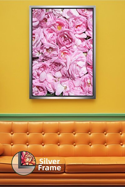 KOSS Dijital Trandafiri roz Decorare de perete pentru sufragerie și dormitor ...