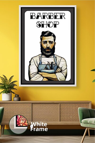 KOSS Dijital Pictură pe pânză înrămată cu decor de perete pentru bărbați cu b...