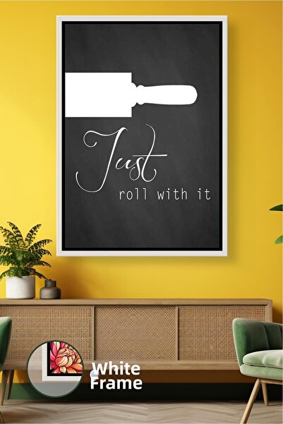 KOSS Dijital Pictură modernă pe pânză, tematică pentru bucătărie, cu textul „...