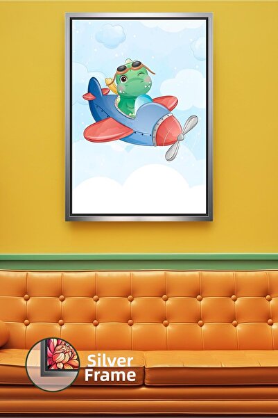 KOSS Dijital Dinosaur with Pilot Hat Plane Supporting Imagination Children's ...