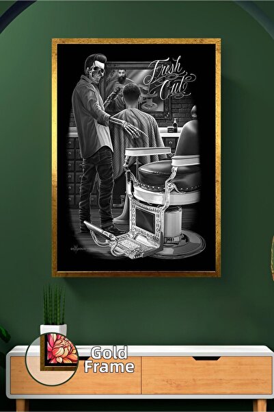 KOSS Dijital Pictură pe pânză înrămată, decor de perete cu scrisul Fresh Cut,...