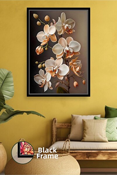 KOSS Dijital Крем тонове орхидея цвете елегантен естествен цвят модерен декор...