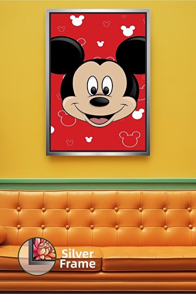 KOSS Dijital Διακοσμητικός πίνακας τοίχου με κορνιζάκι, με τον χαρούμενο χαρα...