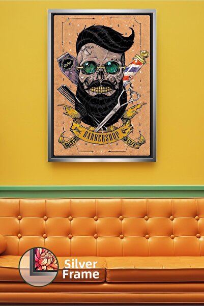 KOSS Dijital Pictură pe pânză înrămată cu decorațiuni de perete pentru frizer...