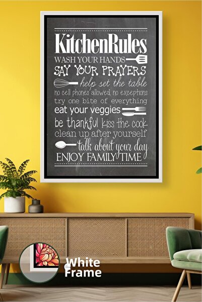 KOSS Dijital Reguli de bucătărie Tablou de perete Zona de luat masa de famili...