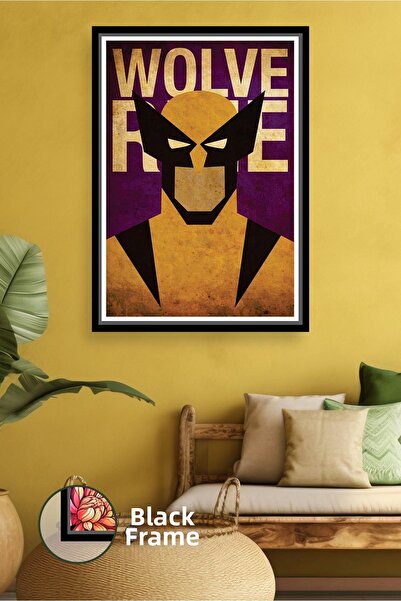 KOSS Dijital Wolverine Marvel Design clasic de supererou Decor de perete pent...