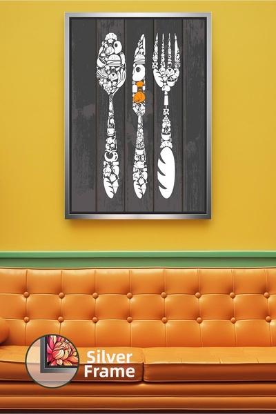 KOSS Dijital Εικόνα σε καμβά με θέμα τη μοντέρνα κουζίνα – Κομψή και μινιμαλι...