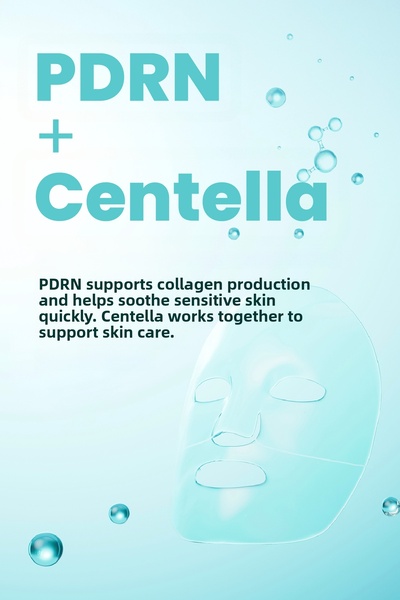 Dermal Pdrn Hydrogel Melting Mask Deep Moisturizing Melting Korean Mask Repairing Transparent Gel Mask 34 Gr