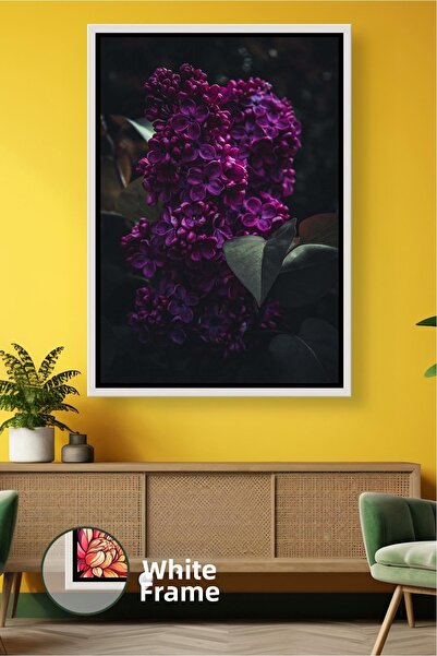 KOSS Dijital Pictură pe pânză înrămată, în tonuri adânci, cu textura naturală...