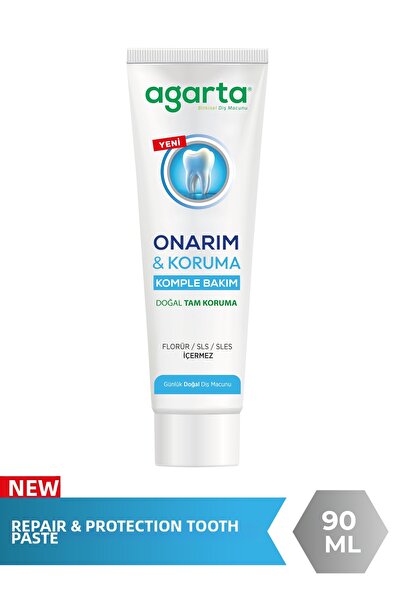 Agarta معجون أسنان للعناية الكاملة بالحماية والإصلاح الطبيعي 90 مل