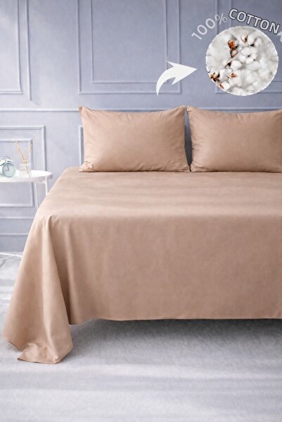 ÇIQRIK HOME Single Person Cotton Flat Sheet