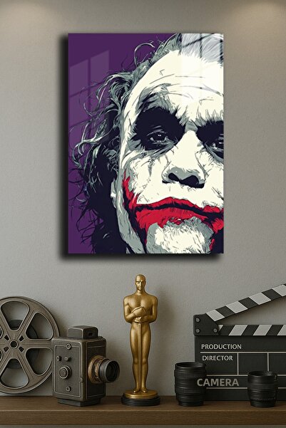 EABASKI Poster metalic "Joker" cu imprimeu 3, Tablou cadou 30x40 cm
