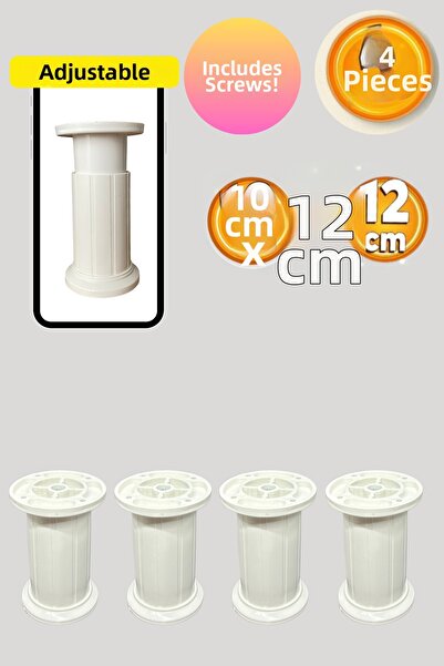 yusa stores 10X12 cm Furniture Sofa Armchair Base Heightening Riser Bolt-On S...